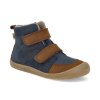 07W003.233 100 barefoot zimni detske kotnikove boty koel daro w hydro leather navy modra 2024 1