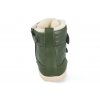Barefoot dětské zimní boty Bobux - Patch Arctic zelené