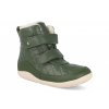 Barefoot dětské zimní boty Bobux - Patch Arctic zelené