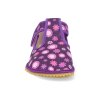 BF060010 W OP FK barefoot detske prezuvky beda sirsi typ fialove kvitko s pevnym opatkem 3