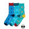 Ponožky Meatfly Lexy Triple Pack Pool (Veľkosť 43/46)