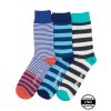 Ponožky Meatfly Lexy Triple Pack Stripes (Veľkosť 43/46)