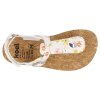 24M006.011 810 barefoot detske sandaly koel abriana print off white 6