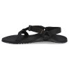 B PERF Z BO barefoot sandaly boskyshoes performance z tech black orange 4