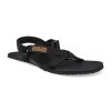 B PERF Z BO barefoot sandaly boskyshoes performance z tech black orange 1