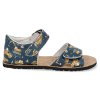 24M007.011 110 S barefoot detske sandaly koel amelia tractor blue modre 2