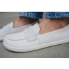 barefoot mokasiny be lenka buena all white 65127 size large v 1