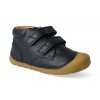 barefoot kotnikova obuv bundgaard petit velcro black 2
