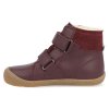 07T040.102 260 barefoot detske zimni boty koel demil napa wp wool bordo 4