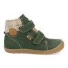 07T041.232 305 barefoot detske zimni boty koel dean 2 0 wp wool green 2