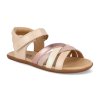 CB.CRC1 4467 barefoot detske sandaly tip toey joey criss cross pink pearl white dream pink dream 1