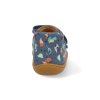 46203 699 barefoot detske kotnikove boty develab baby sft shoe 2velcro blue combi fantasy 5