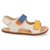 CB.EXP2 4558 barefoot detske sandaly tip toey joey explorer tapioca caja blue tang 2