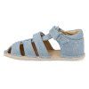 SA33327 23 barefoot detske sandaly ktr textil jeans 4