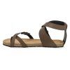 WSULBRBK barefoot damske sandaly aylla sulla soft hnede 4