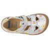 07M033.011 900 barefoot detske sandaly koel deen print silver 6