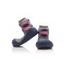 Barefoot capáčky Attipas - Argyle navy (Veľkosť L)
