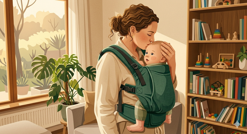 👶 Ergonomické nošení dětí: proč nosit a jak začít