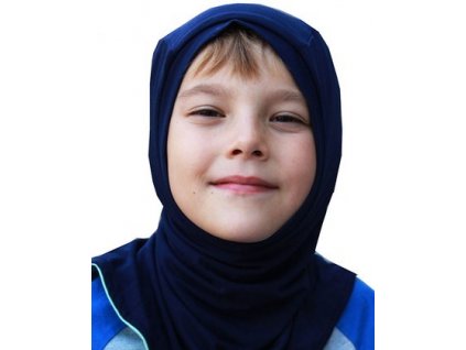 Oboustraná dětská kukla - bambus - tmavě modrá, Adelay