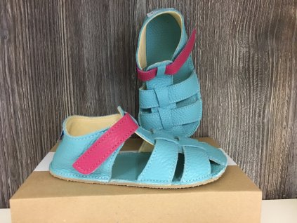 Baby Bare Shoes Flower - páskové sandále, Baby Bare Shoes