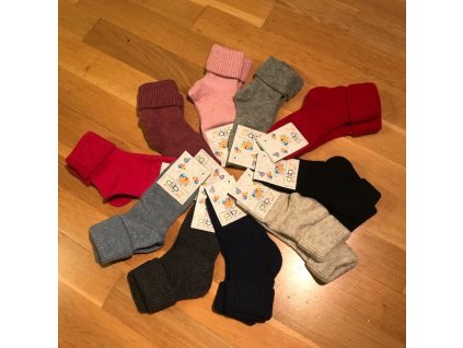 Dětské vlněné ponožky - velikost 7 (29-31), Diba