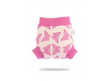Vlněné svrchní kalhotky - Růžoví motýlci, Petit Lulu