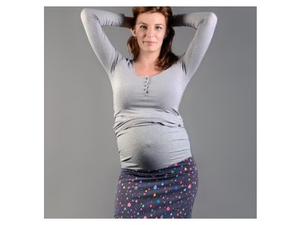 Těhotenský pás - šedý, Nice Belly