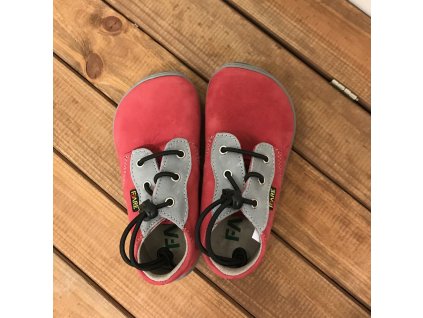 Celoroční boty - červená (rychloupínací systém), Fare bare