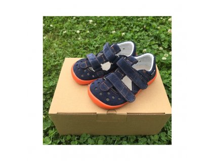 barefoot sandaly blue mandarine beda barefoot