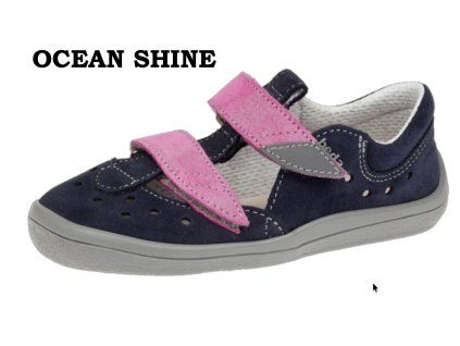 dětské barefoot sandály Beda Ocean Shine BF 0001