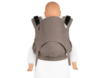 fidella fusion 20 toddler ergonomicke nositko s prezkami chevron walnussbraun toddler