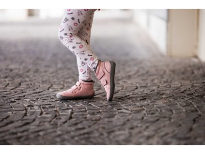 Dětské zimní barefoot boty Be Lenka Penguin - Pink, Be Lenka
