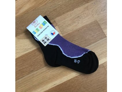 Ponožky Surtex LÉTO dětské (50%) - fialová, Surtex