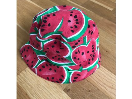 Bavlněný klobouček - melounek, Katka Černá
