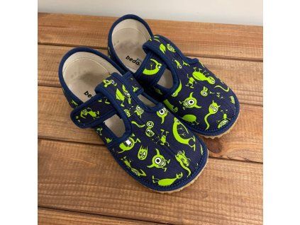 barefoot bačkory Beda Slim Monsters BF 060010/W/02