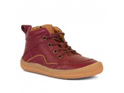 Barefoot kotníčkové boty - Bordo (na tkaničku), Froddo