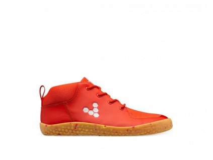vivobarefoot primus bootie ii all weather juniors fiery coral
