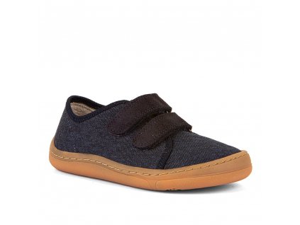Barefoot plátěné jarní boty - Dark Blue, Froddo