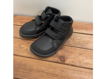 Baby Bare Shoes Febo Fall Black (ASFALTICO) - celočerné