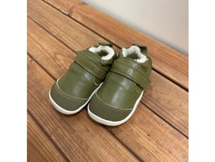 Barefoot zimní capáčky Bobux XPLORER - Marvel Arctic Olive, Bobux