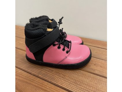 Zimní barefoot boty BF40 růžová, Pegres