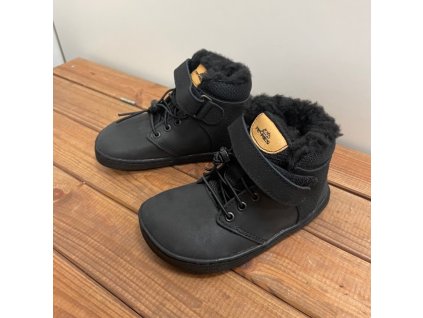 Zimní barefoot boty BF40 černá, Pegres