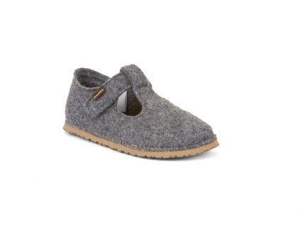Barefoot bačkory FLEXY WOOLY - GREY, Froddo