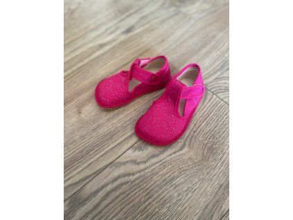 barefoot bačkory Beda Pink Shine BFN 170020/W