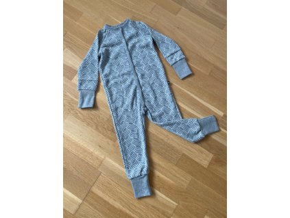 Rostoucí merino overal - vlny šedá, Duomamas