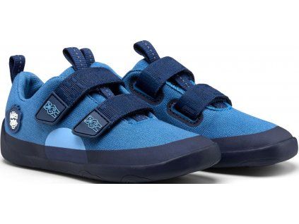 dětské barefoot tenisky Affenzahn Sneaker Happy Bear modré