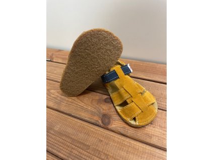 Barefoot sandále SAM - Beige, Ef Barefoot