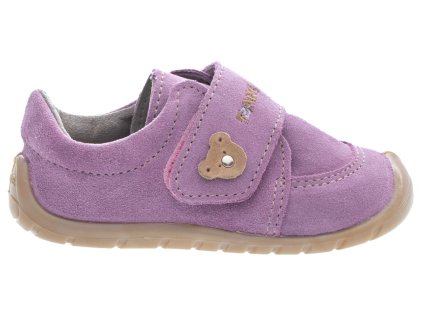DĚTSKÉ CELOROČNÍ BOTY FARE FIRST PEBBLE - lila šeříková, Fare bare