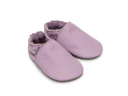 kožené barefoot capáčky Liliputi PAWS Lavender