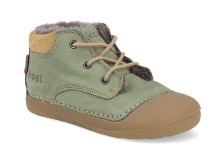 Zimní obuv AVA Lambwool - OLIVE, Koel4kids